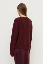 ARIEL KNIT | MERLOT