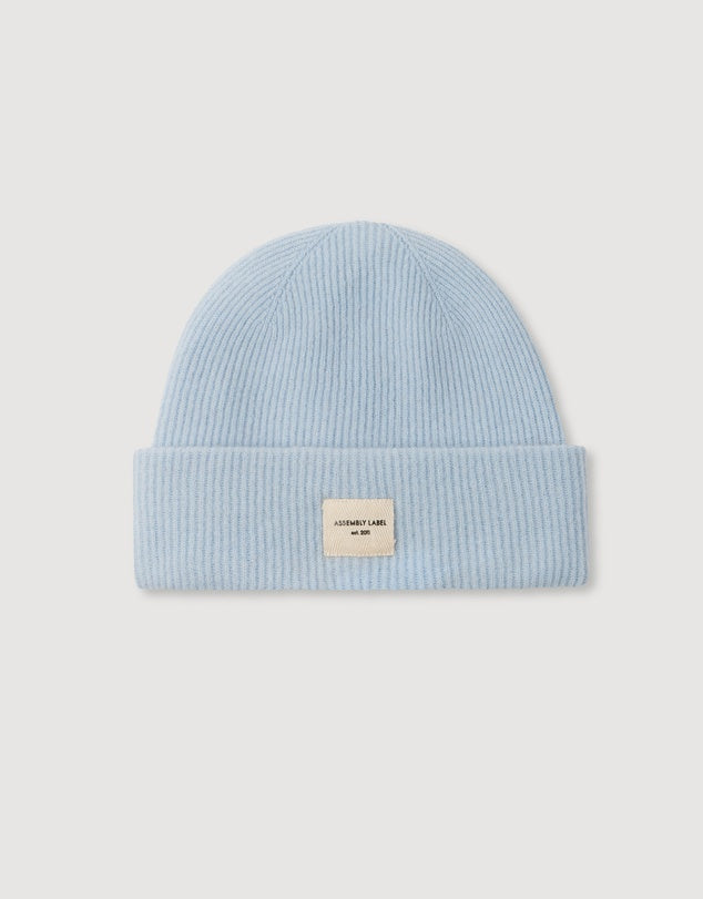 WOOL RIB BEANIE | BREEZE