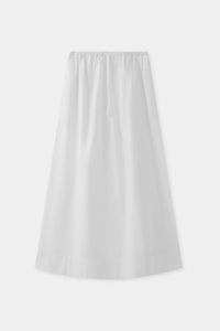 PHILIPA POPLIN MIDI SKIRT WHITE