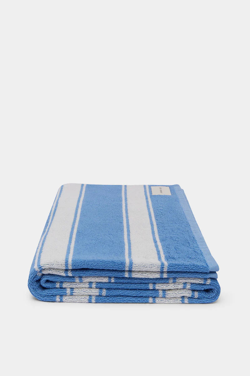 MULTI STRIPE BEACH TOWEL | BAHAMA/ CREAM STRIPE