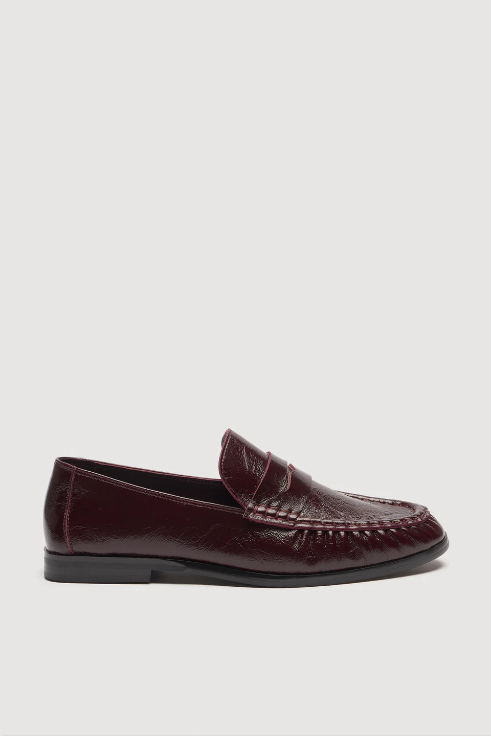 AVENUE LEATHER LOAFER | WINE