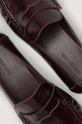 AVENUE LEATHER LOAFER | WINE