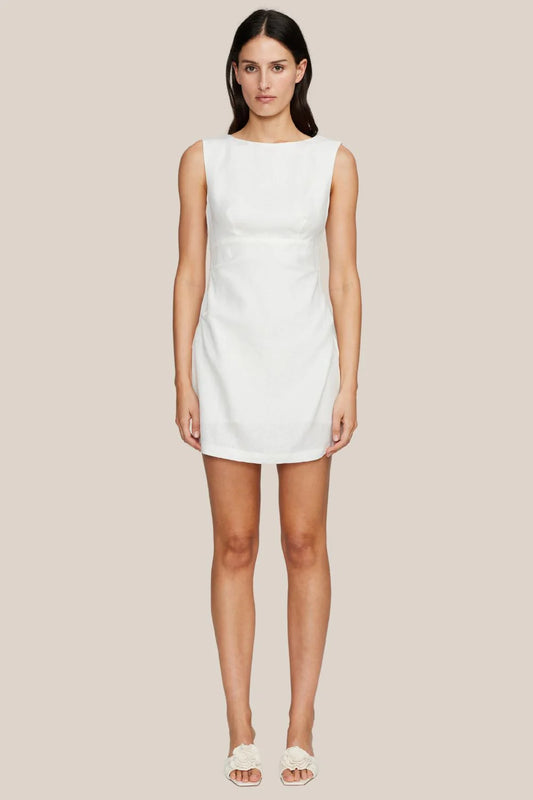 CAT MINI DRESS - IVORY