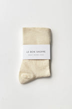 Le Bon Shoppe Breezy Sneaker Socks Naturel