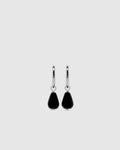 SANTIAGO EARRINGS | SILVER + ONYX