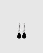 SANTIAGO EARRINGS | SILVER + ONYX