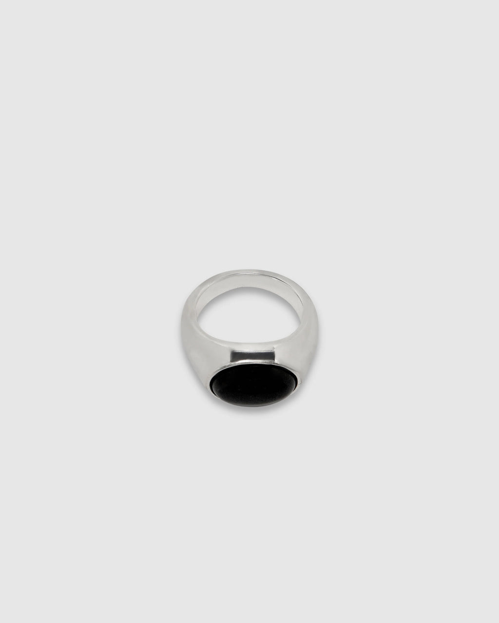 SANTIAGO RING | SILVER + ONYX