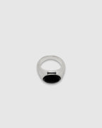 SANTIAGO RING | SILVER + ONYX