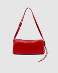 BROOKE MINI BARREL BAG | CRIMSON