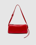 BROOKE MINI BARREL BAG | CRIMSON