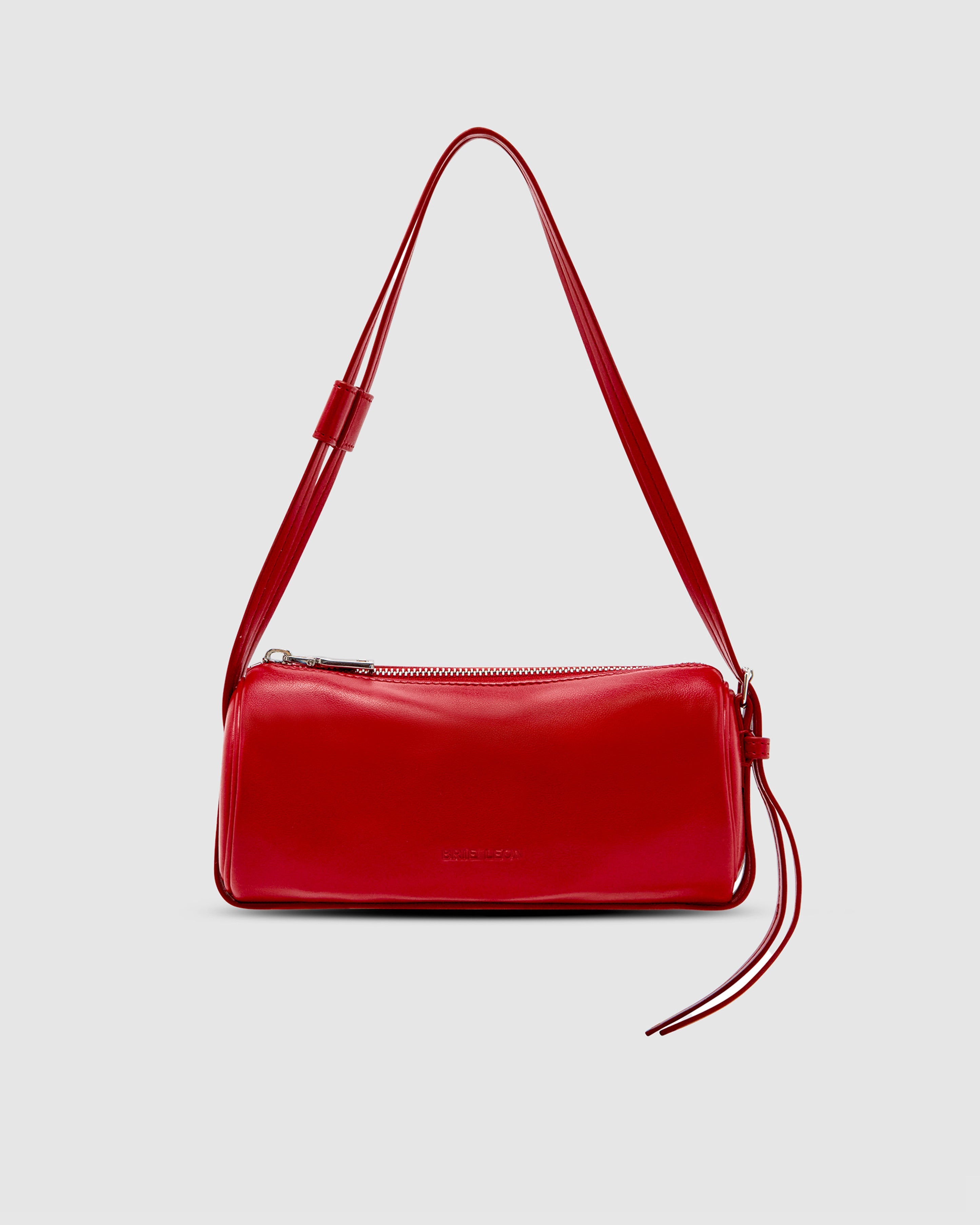 BROOKE MINI BARREL BAG | CRIMSON