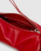 BROOKE MINI BARREL BAG | CRIMSON