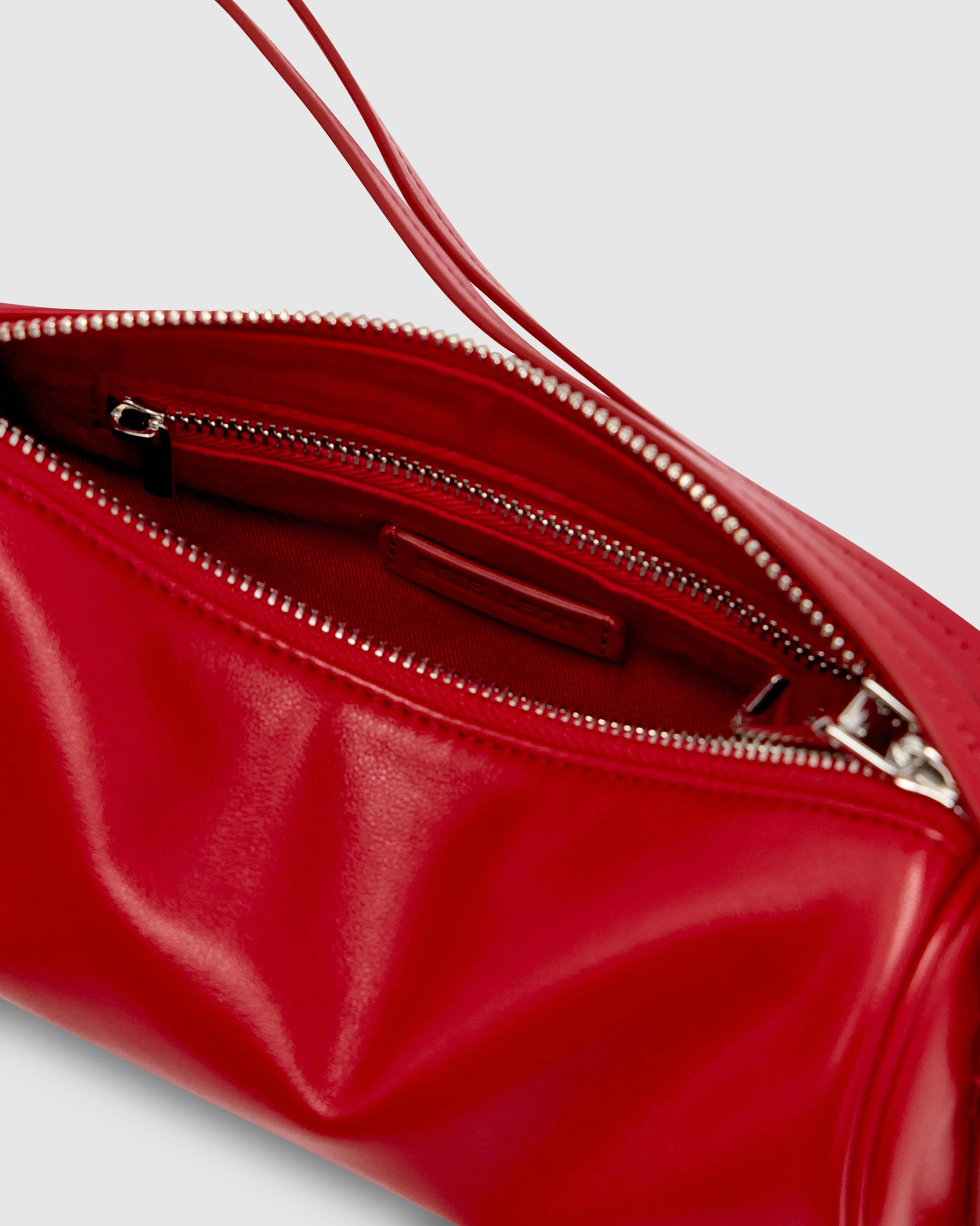 BROOKE MINI BARREL BAG | CRIMSON