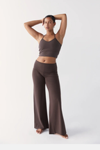 Pinky & Kamal Full Length Yin Flare Dark Brown