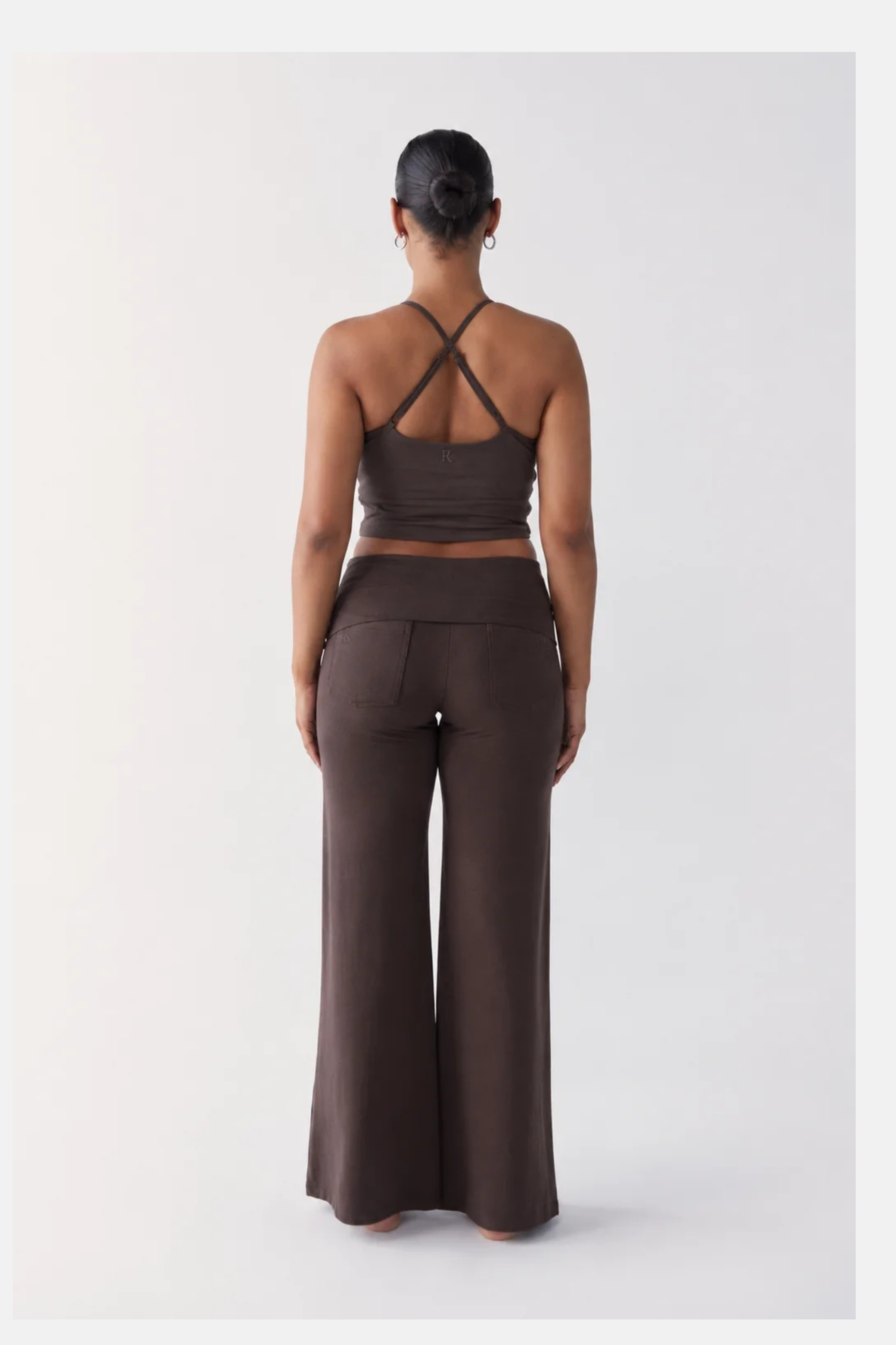 Pinky & Kamal Full Length Yin Flare Dark Brown