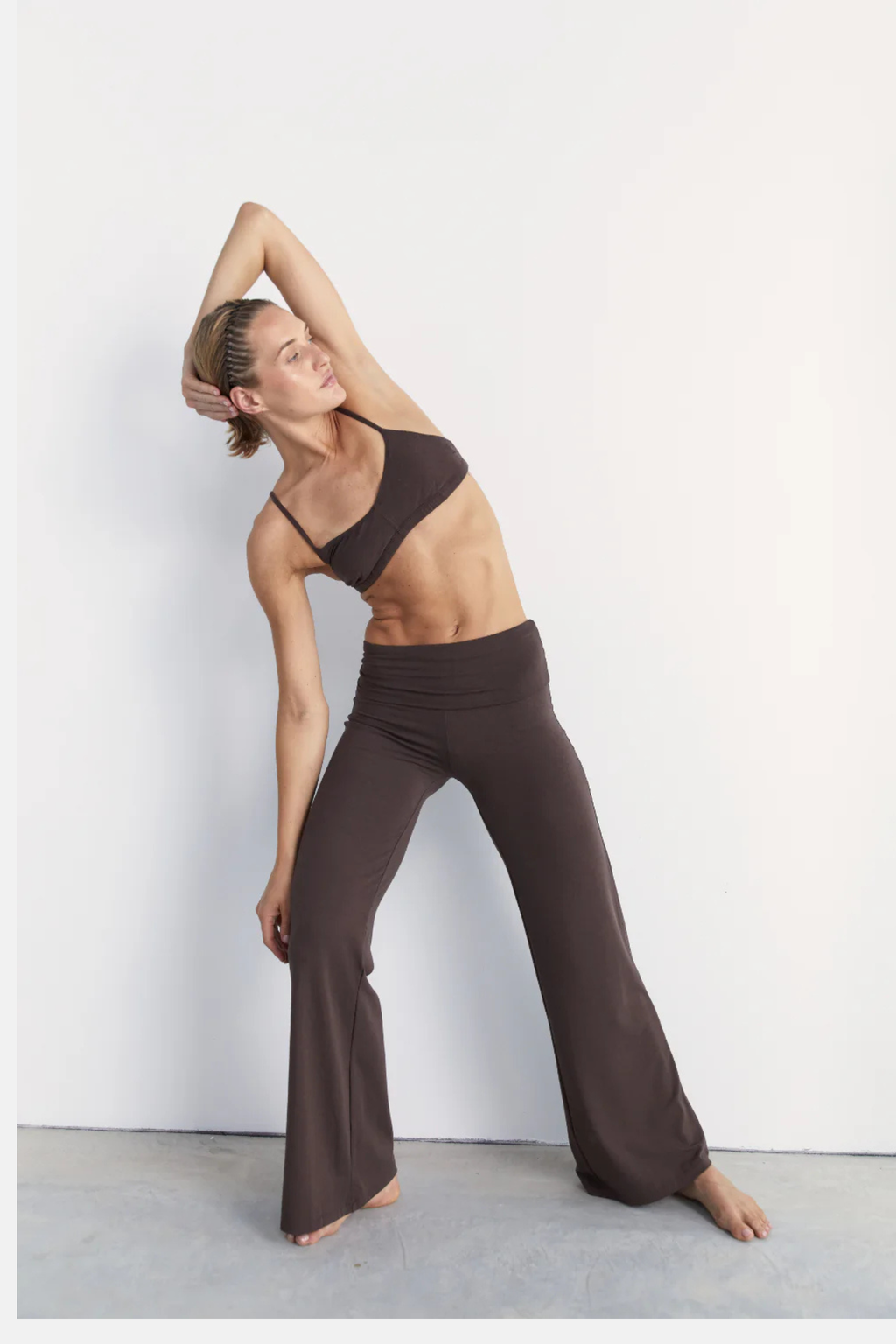 Pinky & Kamal Full Length Yin Flare Dark Brown