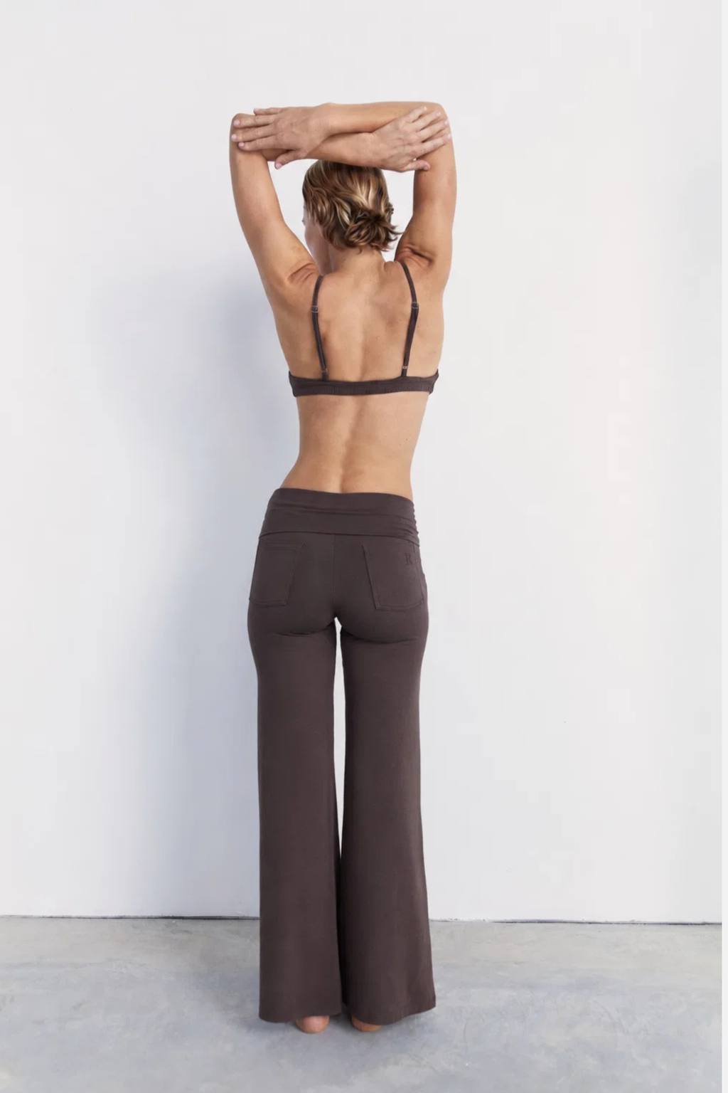 Pinky & Kamal Full Length Yin Flare Dark Brown