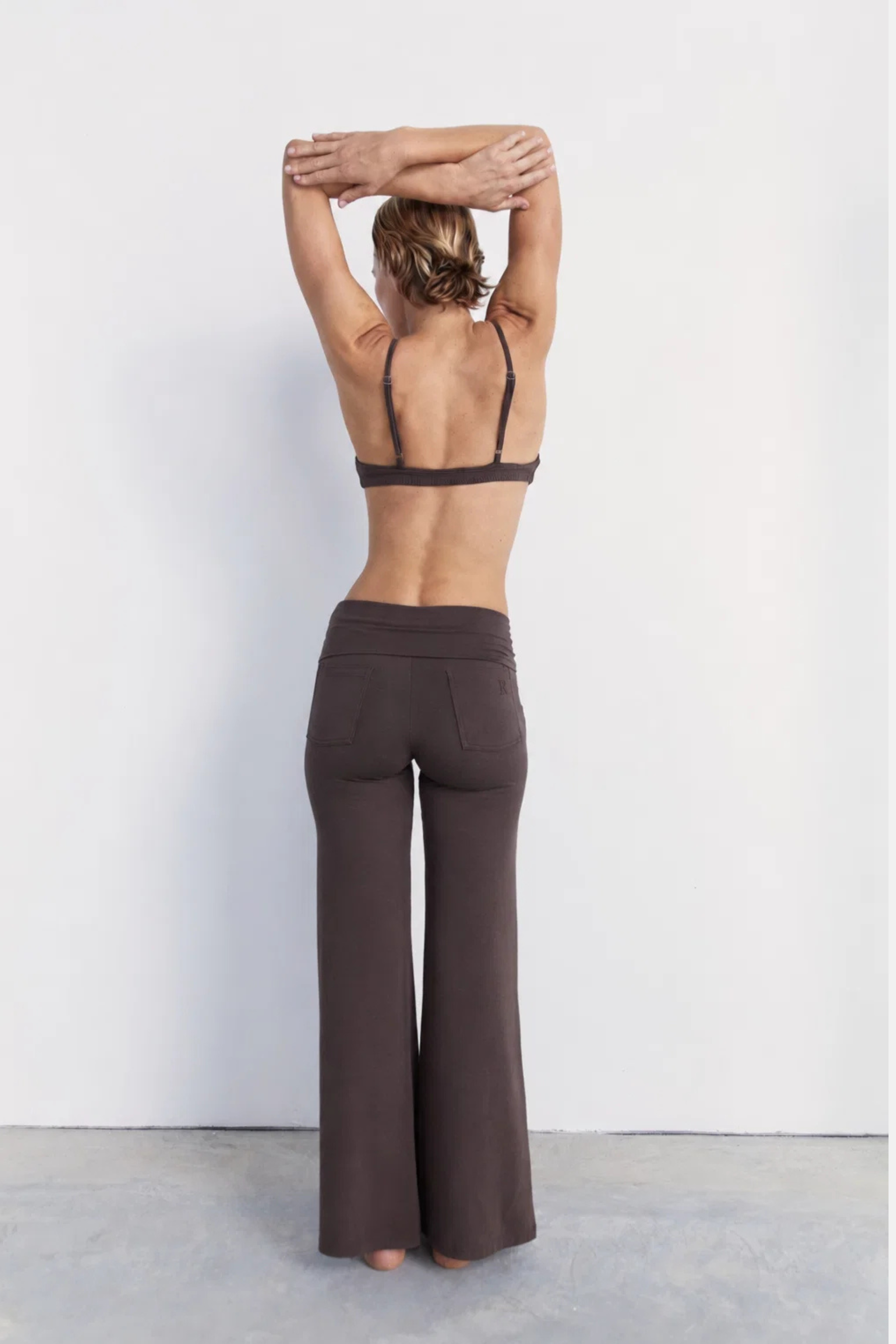 Pinky & Kamal Full Length Yin Flare Dark Brown