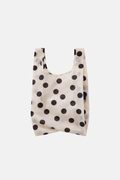 Baby Baggu Cream and Black Polka Dot