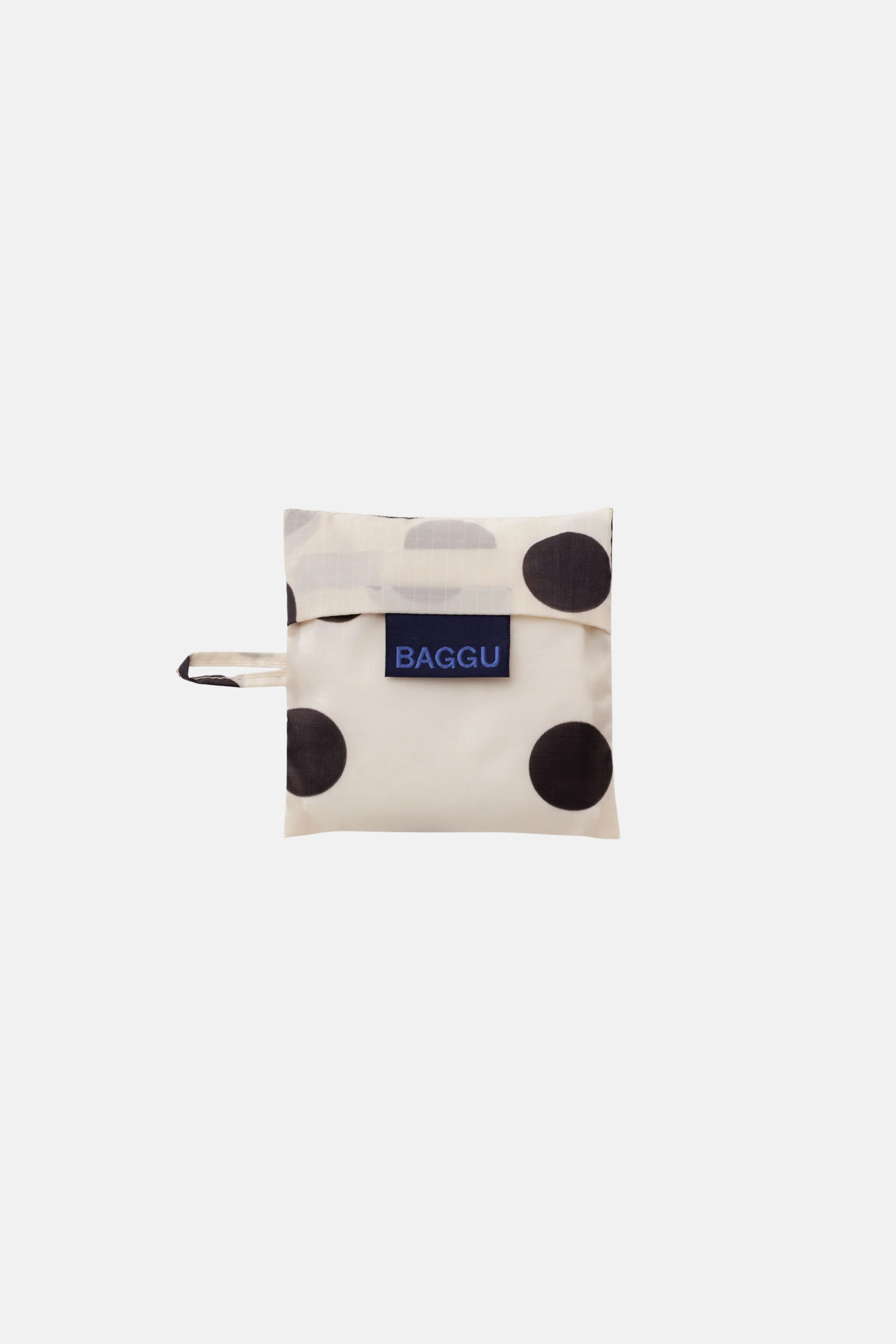 Baby Baggu Cream and Black Polka Dot