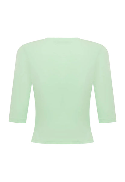 Olga Joan Baby V-Neck Top Menta