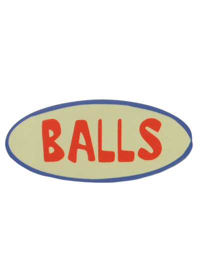 BALLS! STICKER