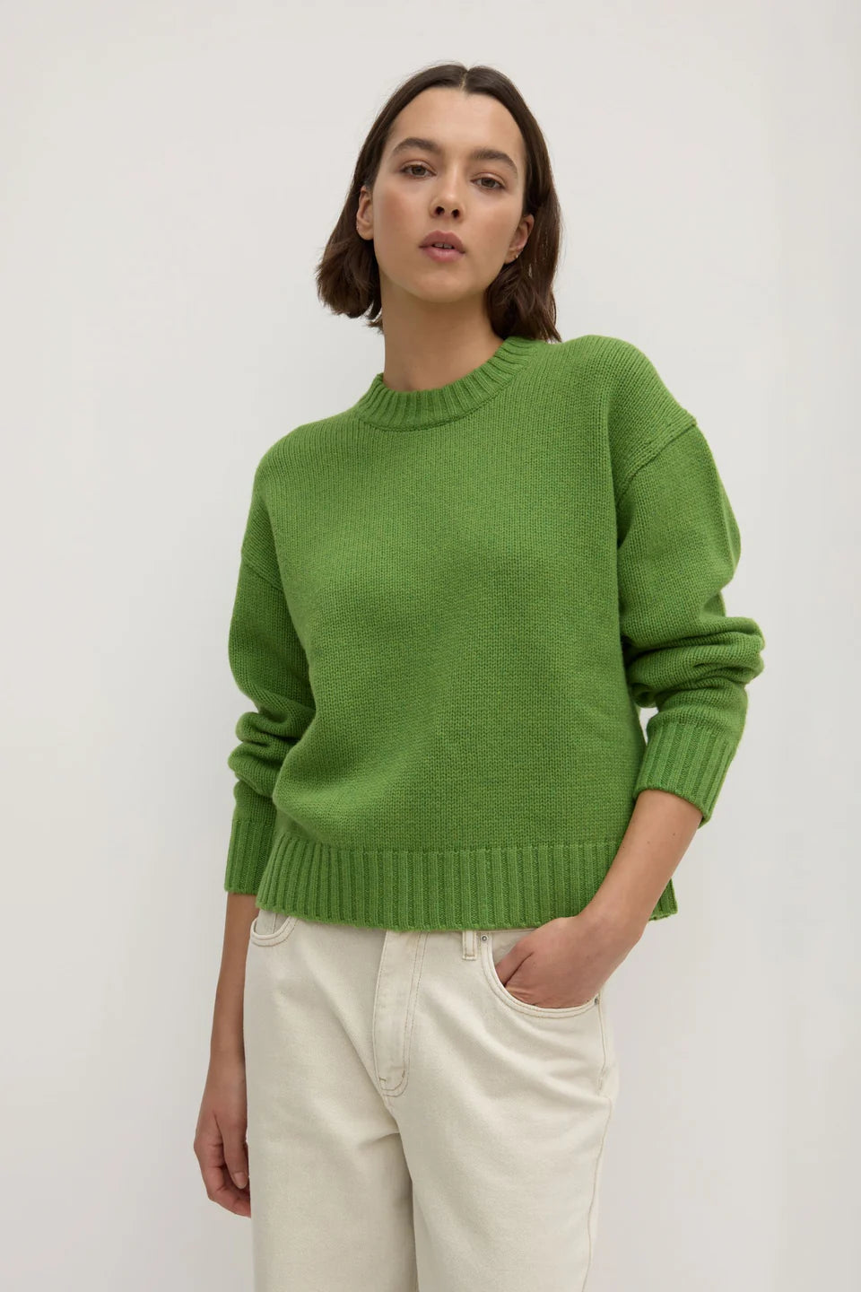 BEAU WOOL MERINO KNIT | TARRAGON
