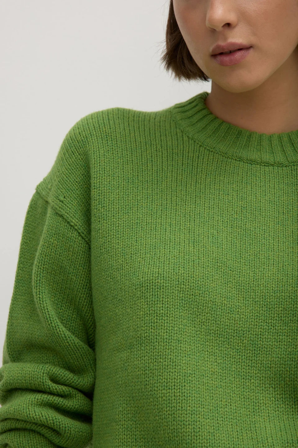 BEAU WOOL MERINO KNIT | TARRAGON
