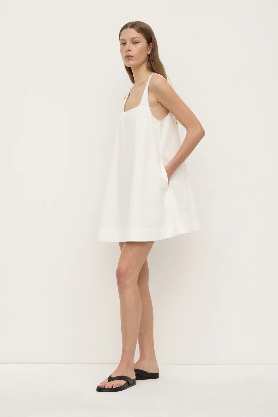BECCA MINI DRESS | WHITE