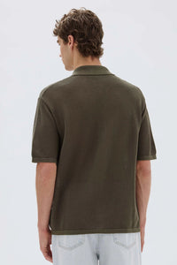 BECK KNIT SHORT SLEEVE SHIRT | MILITARY