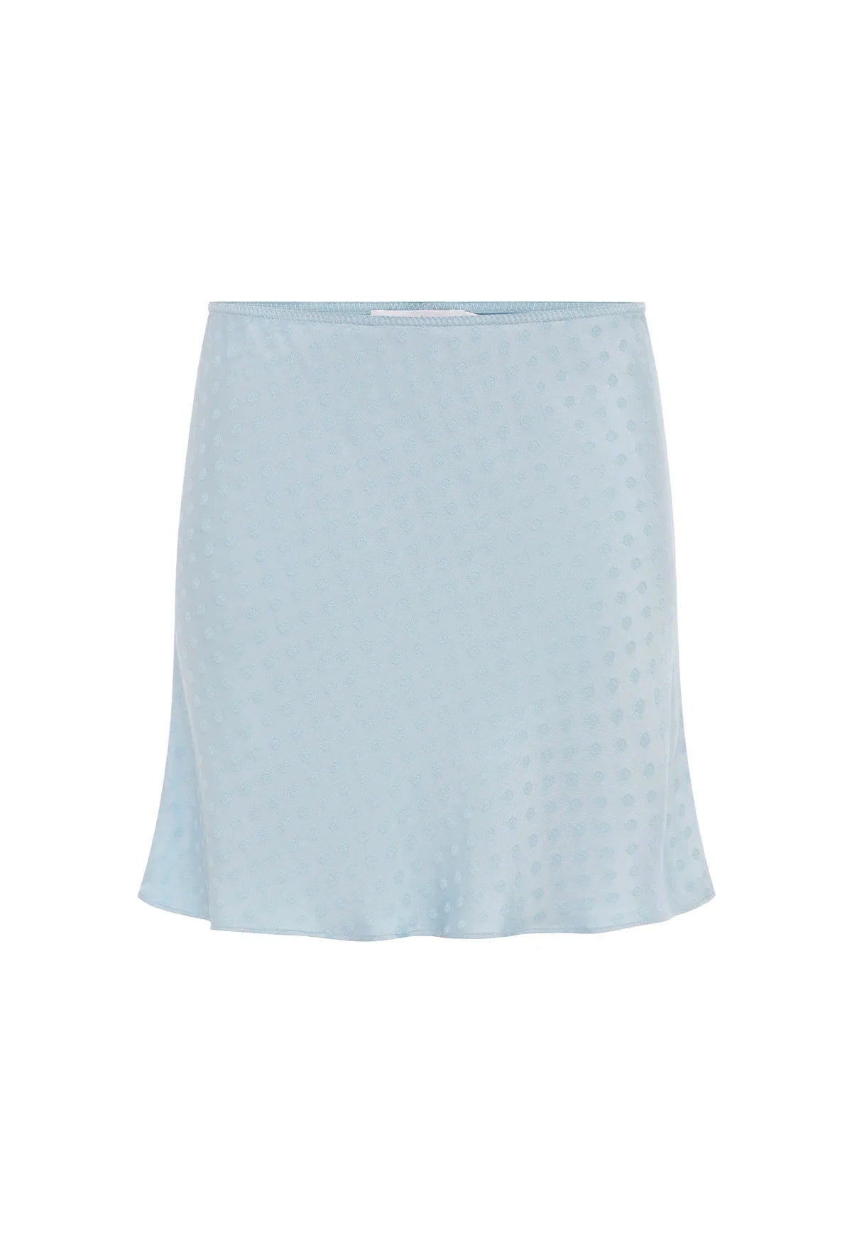 BIAS MINI SKIRT | JACQUARD CIELO
