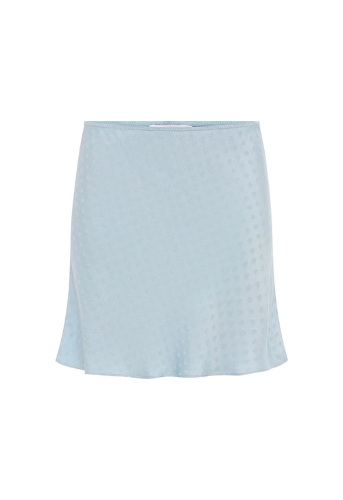 BIAS MINI SKIRT | JACQUARD CIELO