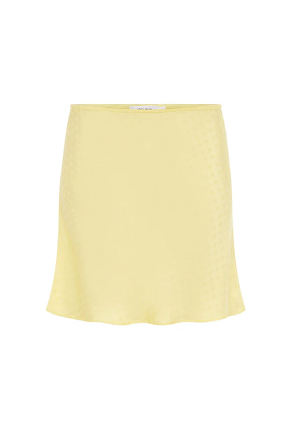 BIAS MINI SKIRT | JACQUARD LIMONE