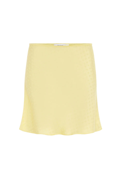 BIAS MINI SKIRT | JACQUARD LIMONE