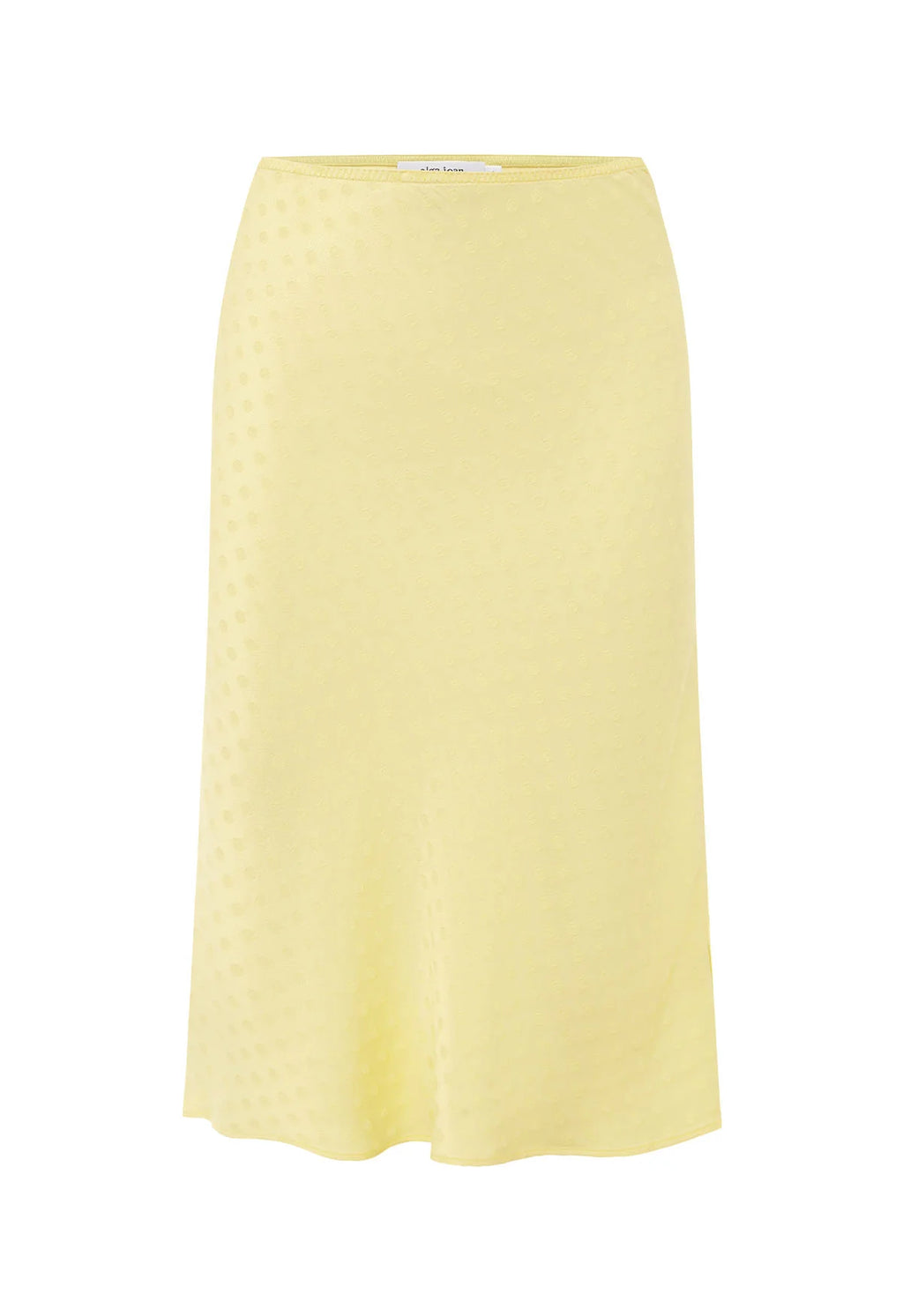 BIAS KNEE SKIRT | JACQUARD LIMONE