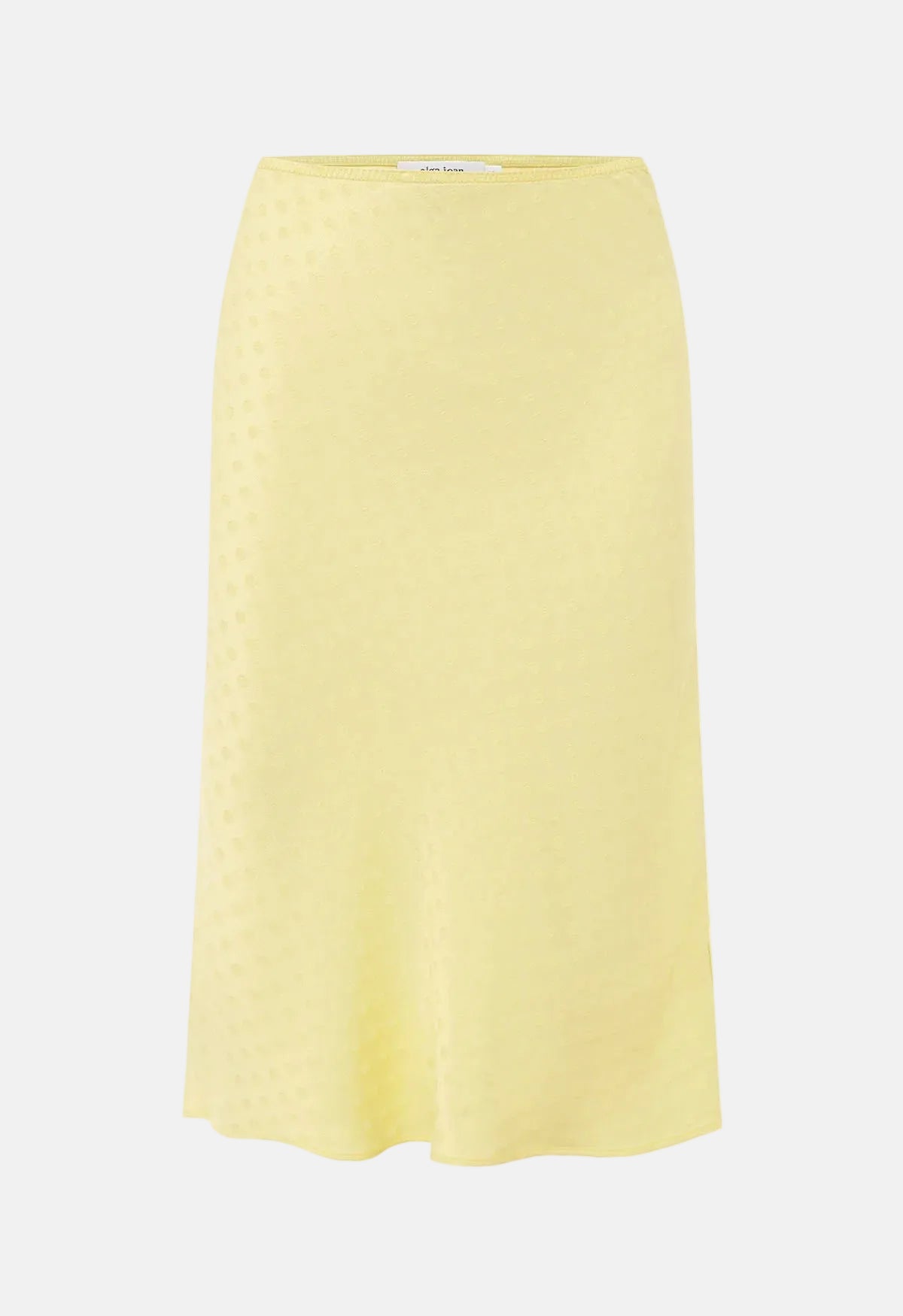 BIAS KNEE SKIRT | JACQUARD LIMONE