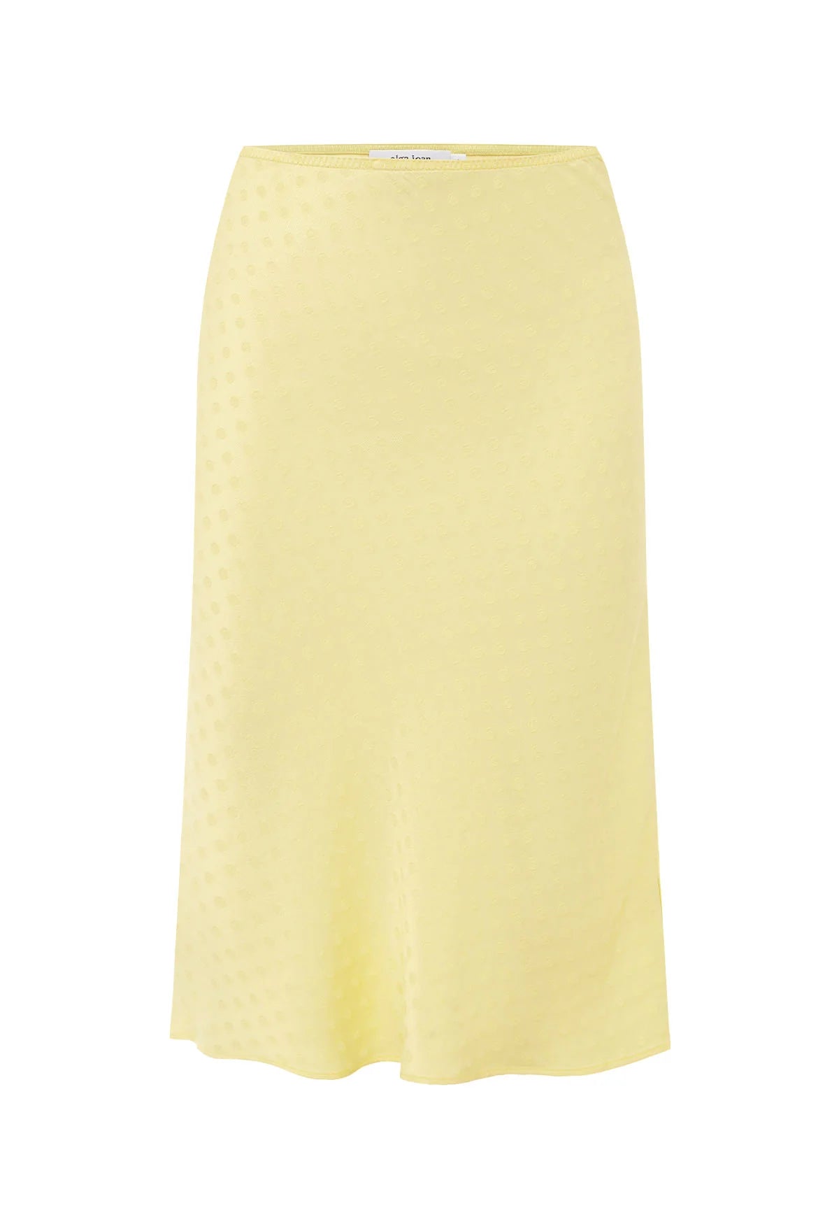 BIAS KNEE SKIRT | JACQUARD LIMONE