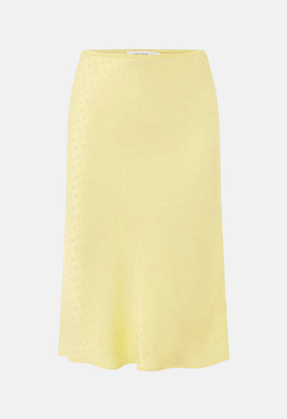 BIAS KNEE SKIRT | JACQUARD LIMONE