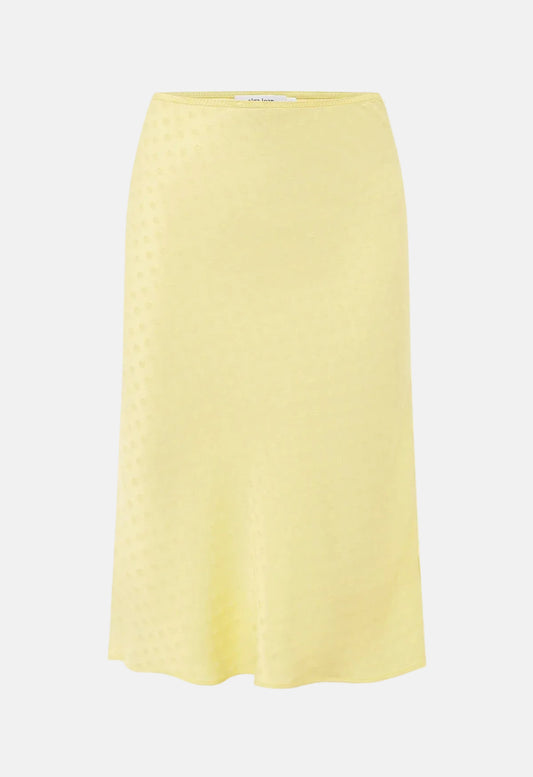 BIAS KNEE SKIRT | JACQUARD LIMONE
