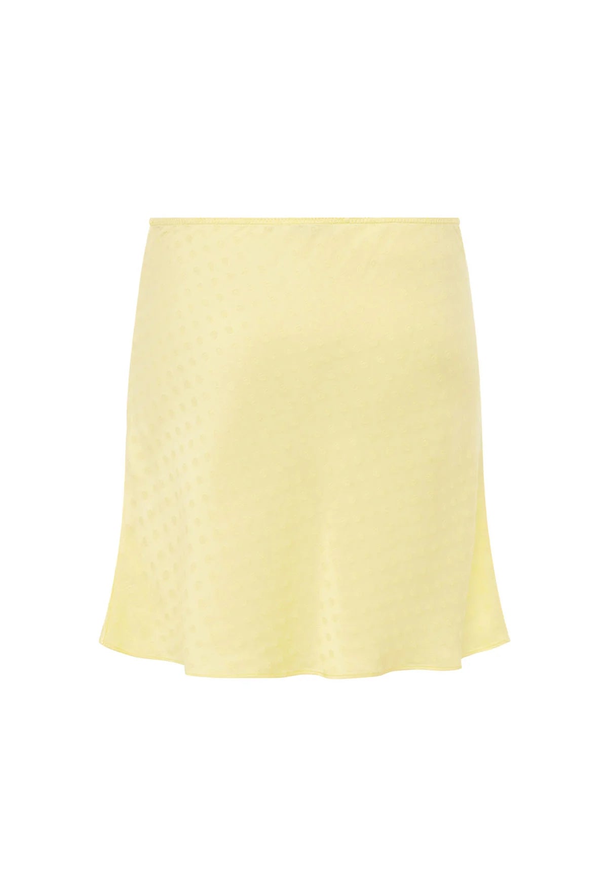 BIAS MINI SKIRT | JACQUARD LIMONE