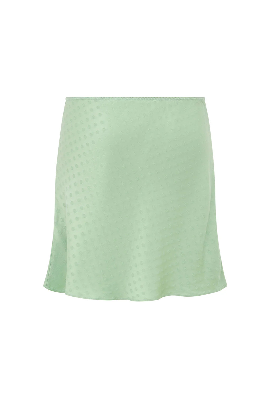 BIAS MINI SKIRT | JACQUARD MENTA