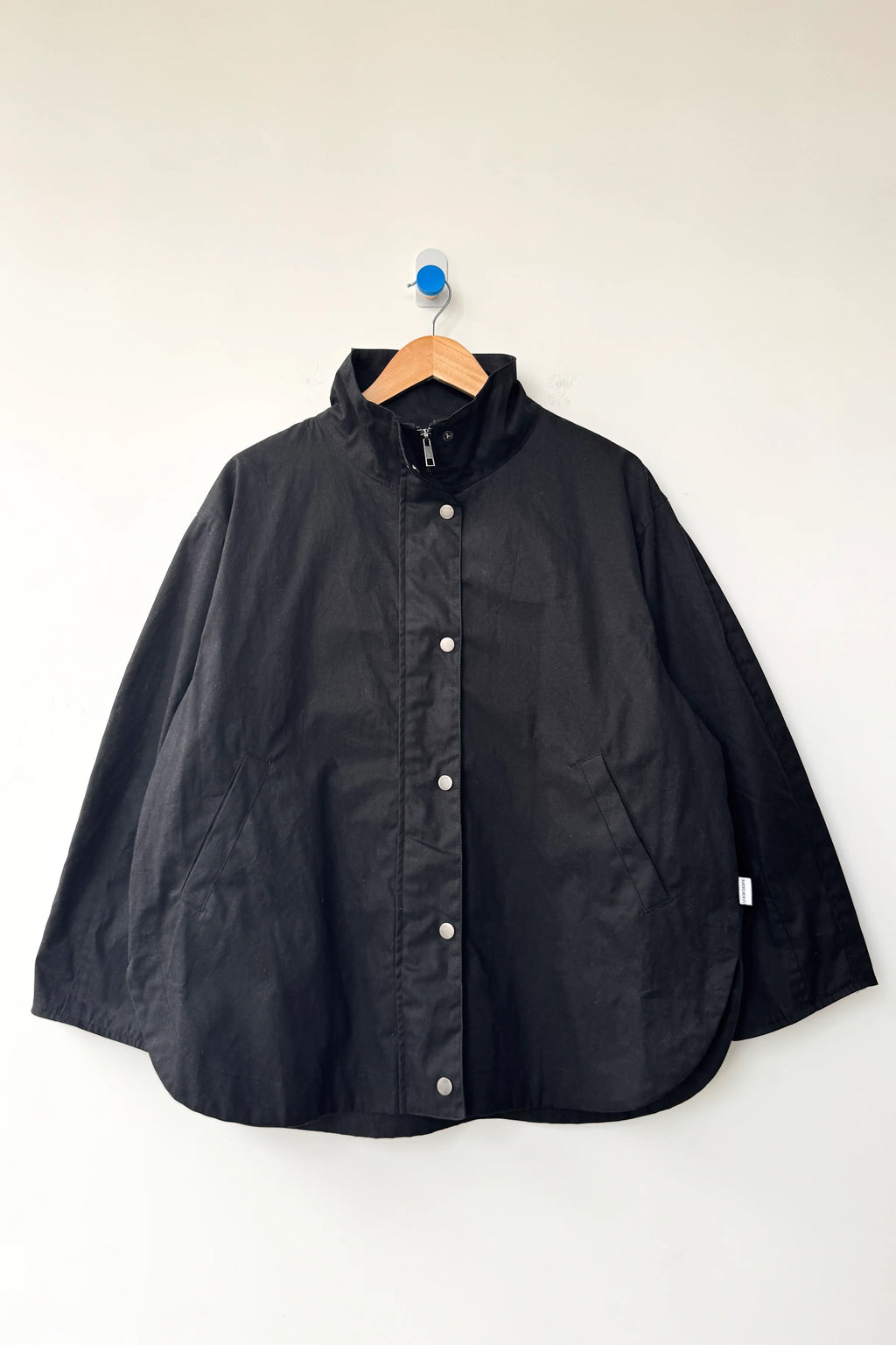 BLAIR WAXED COTTON JACKET | BLACK