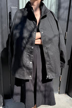 Le Bon Shoppe Blair Waxed Cotton Jacket Black