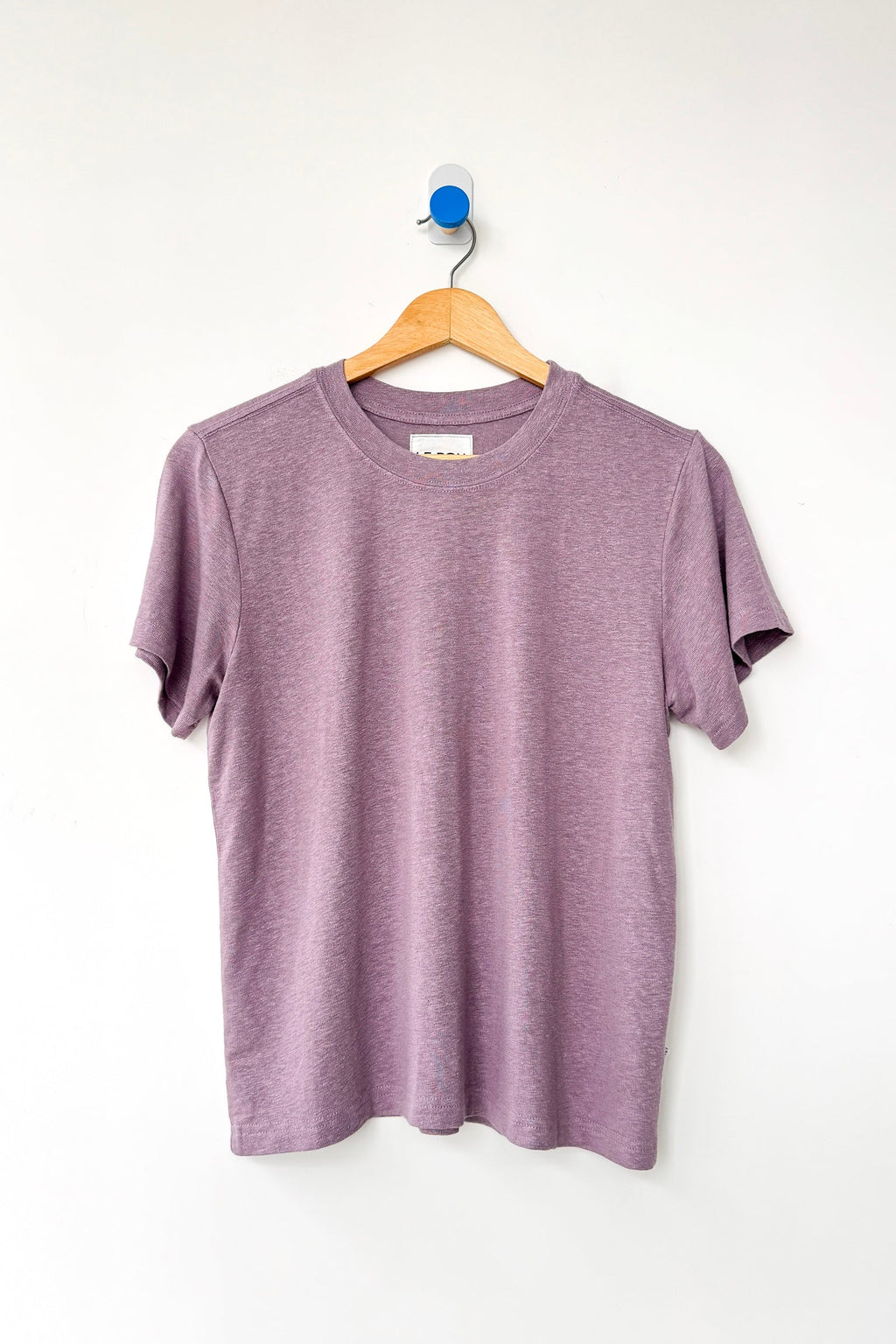BO LINEN BLEND TEE | LAVENDER
