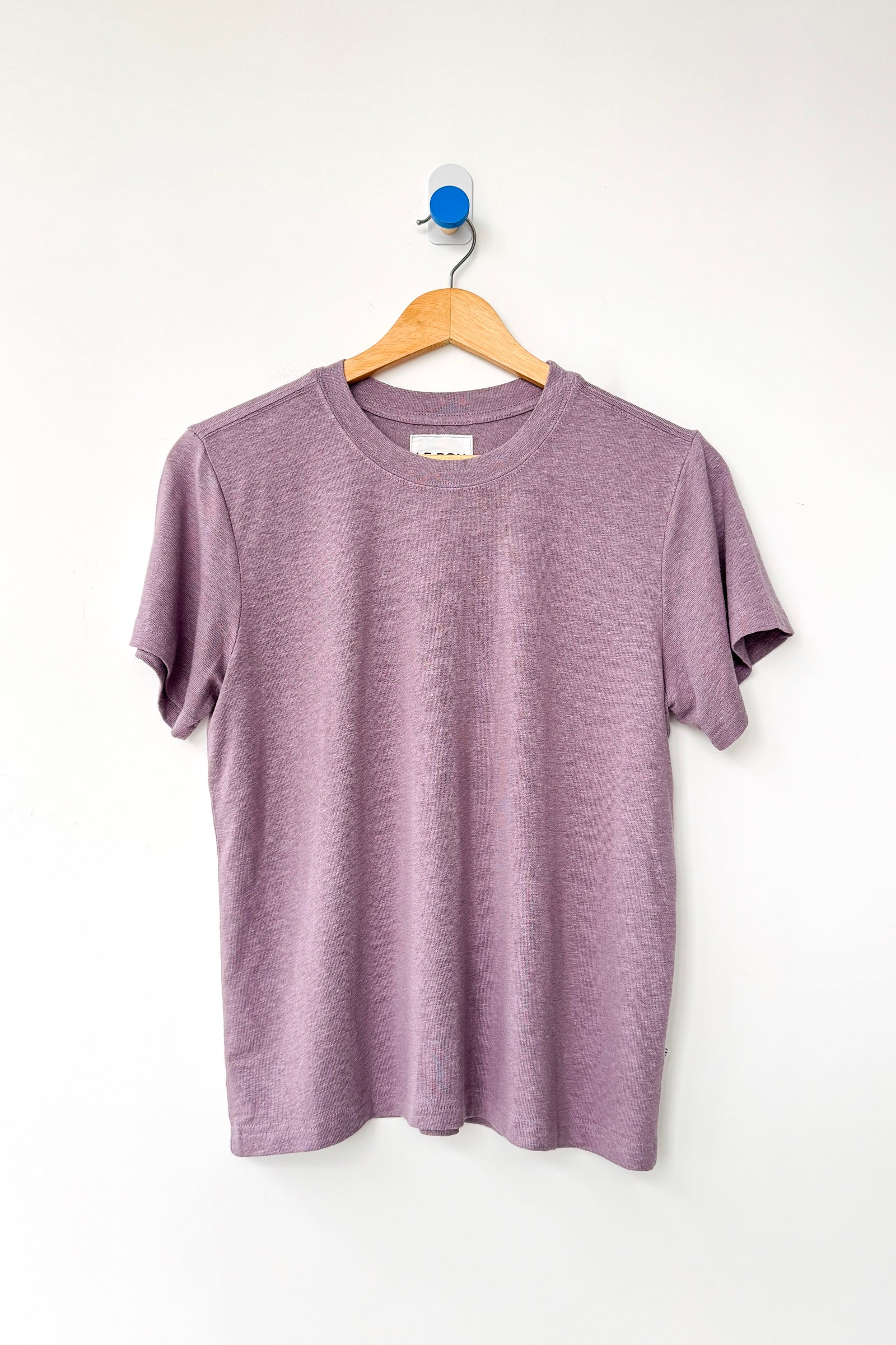 BO LINEN BLEND TEE | LAVENDER
