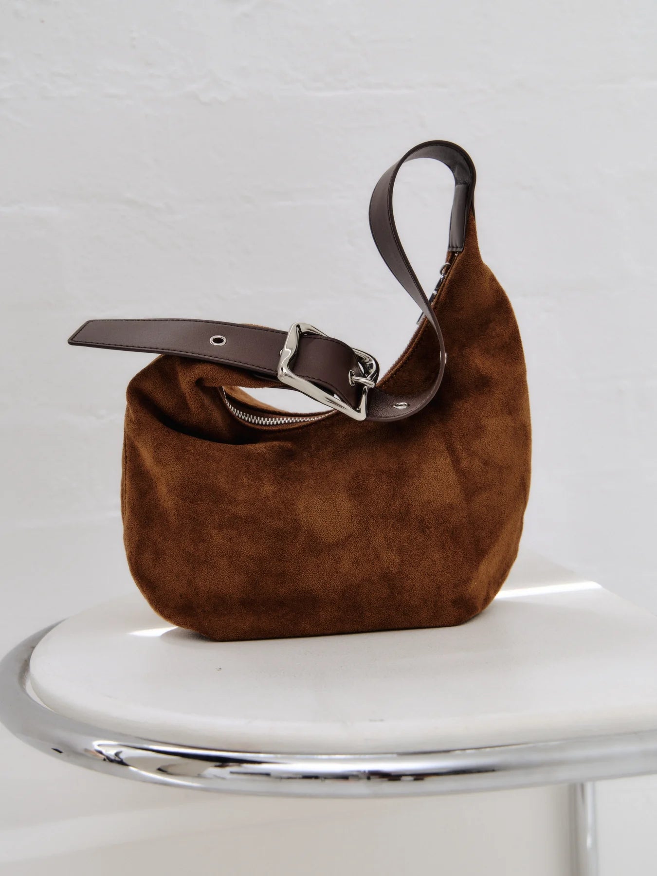 EVERYDAY CROISSANT BAG | CHESTNUT