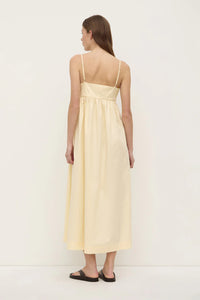 BRONTE POPLIN MIDI DRESS | SORBET