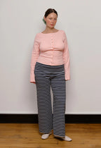 Olga Joan Button-Through Long Sleeve Top Petalo