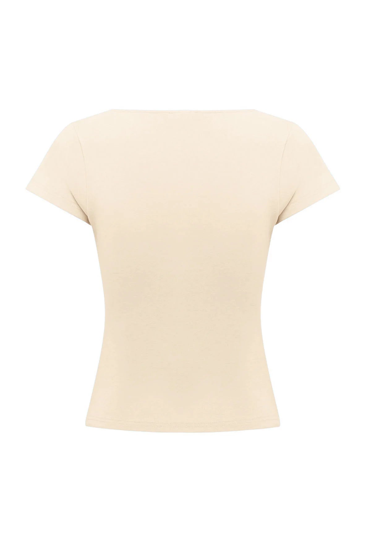Olga Joan Button-Through Tee Avena