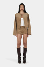 JOEY CORD SHORTIES | TAN